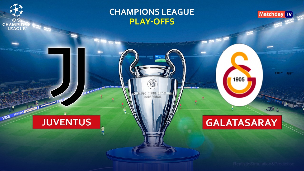 JUVENTUS  vs GALATASARAY - UEFA Champions League 2026 | Full Match All Goals | Simulation PES