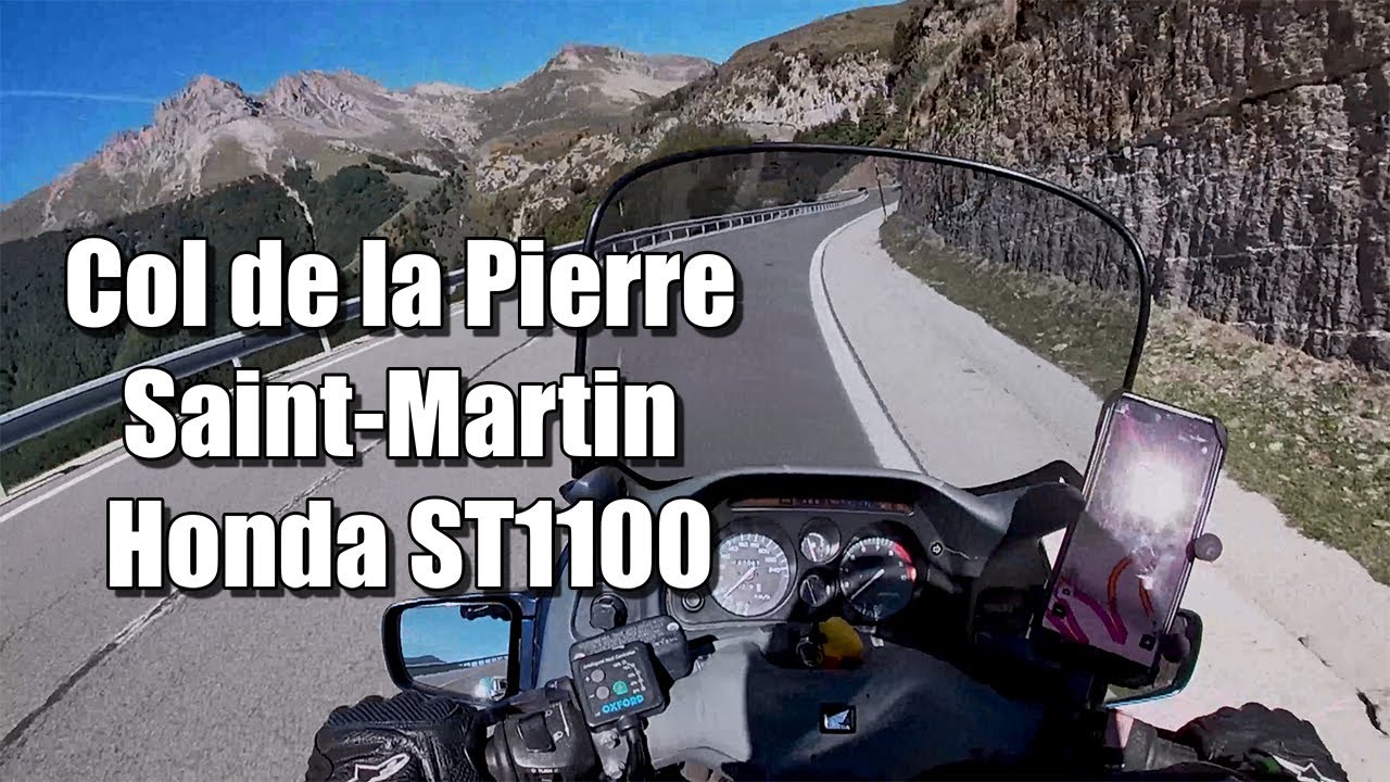 Beautiful Road: Col de la Pierre Saint-Martin Honda ST1100 Pan-European Motorcycle