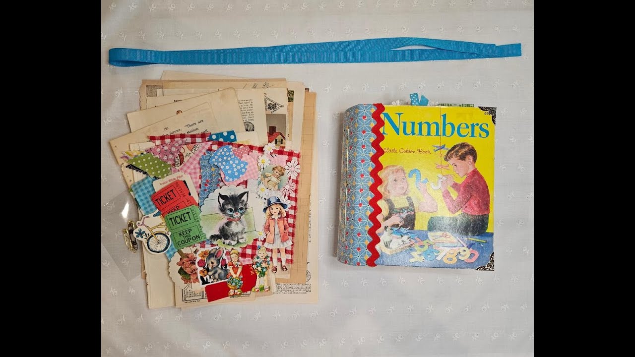 Junk Journal #10 Flip Through with Little Golden Book
