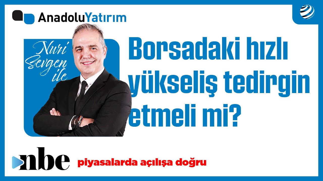 'Borsa Endeksinde 12.300 Altına Gelmediği Müddetçe Korkmanıza Gerek Yok' | Dr. Nuri Sevgen | 27 Ocak