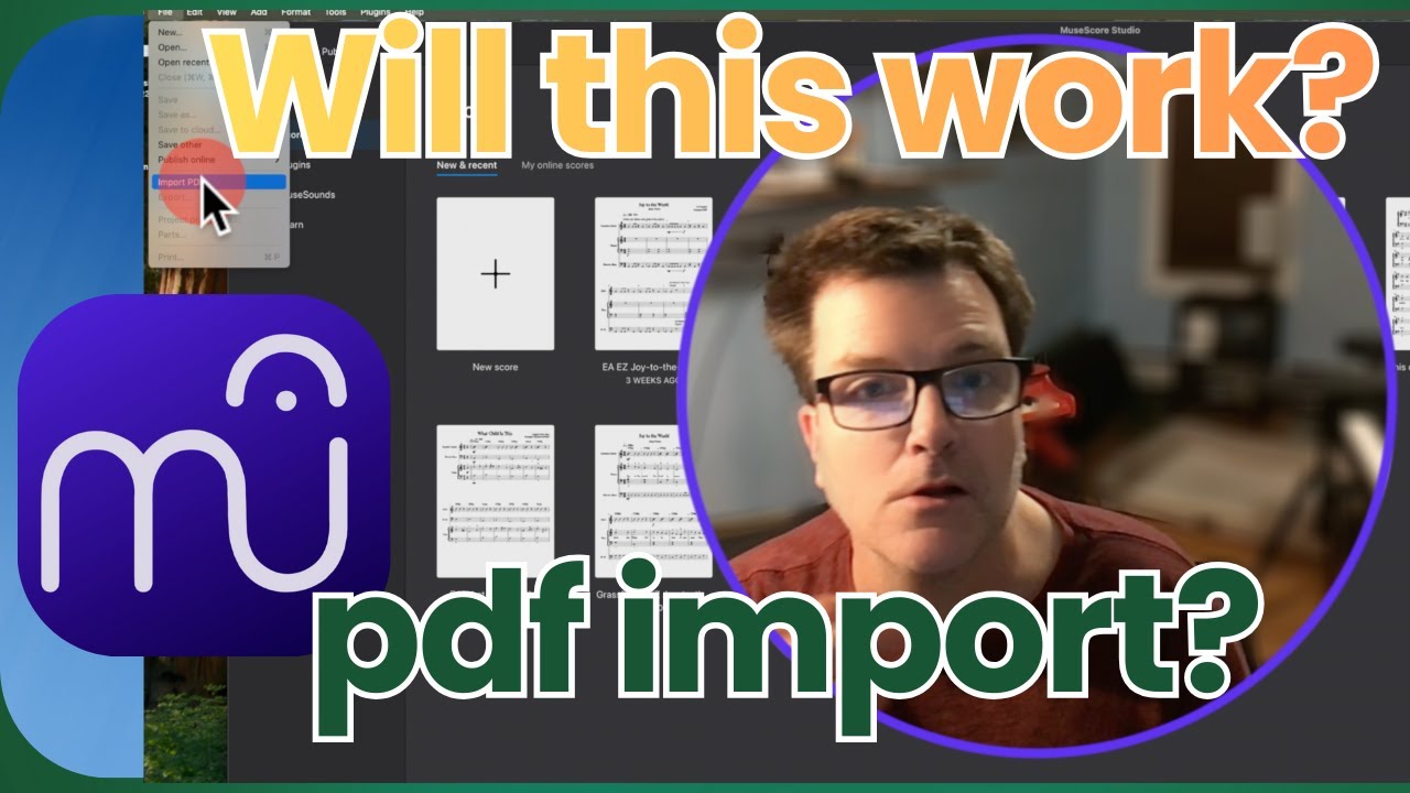 Тест импорта PDF-файлов в MuseScore 4 – будет ли это действительно работать?