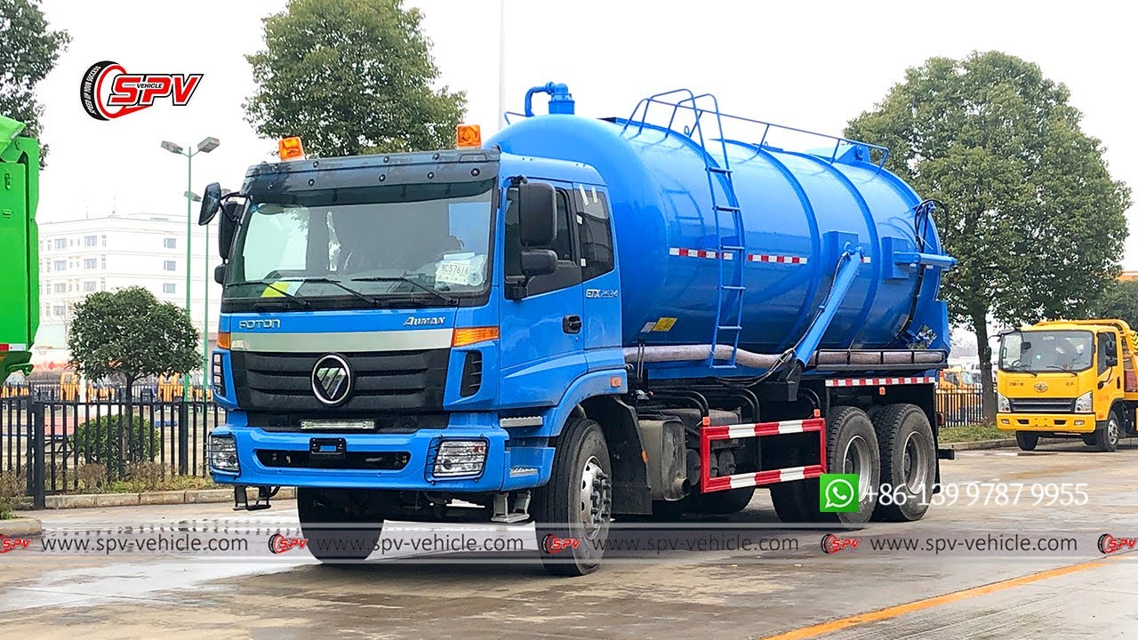 SPV 18CBM Sewage Vacuum Truck with Germany Pump (FOTON)