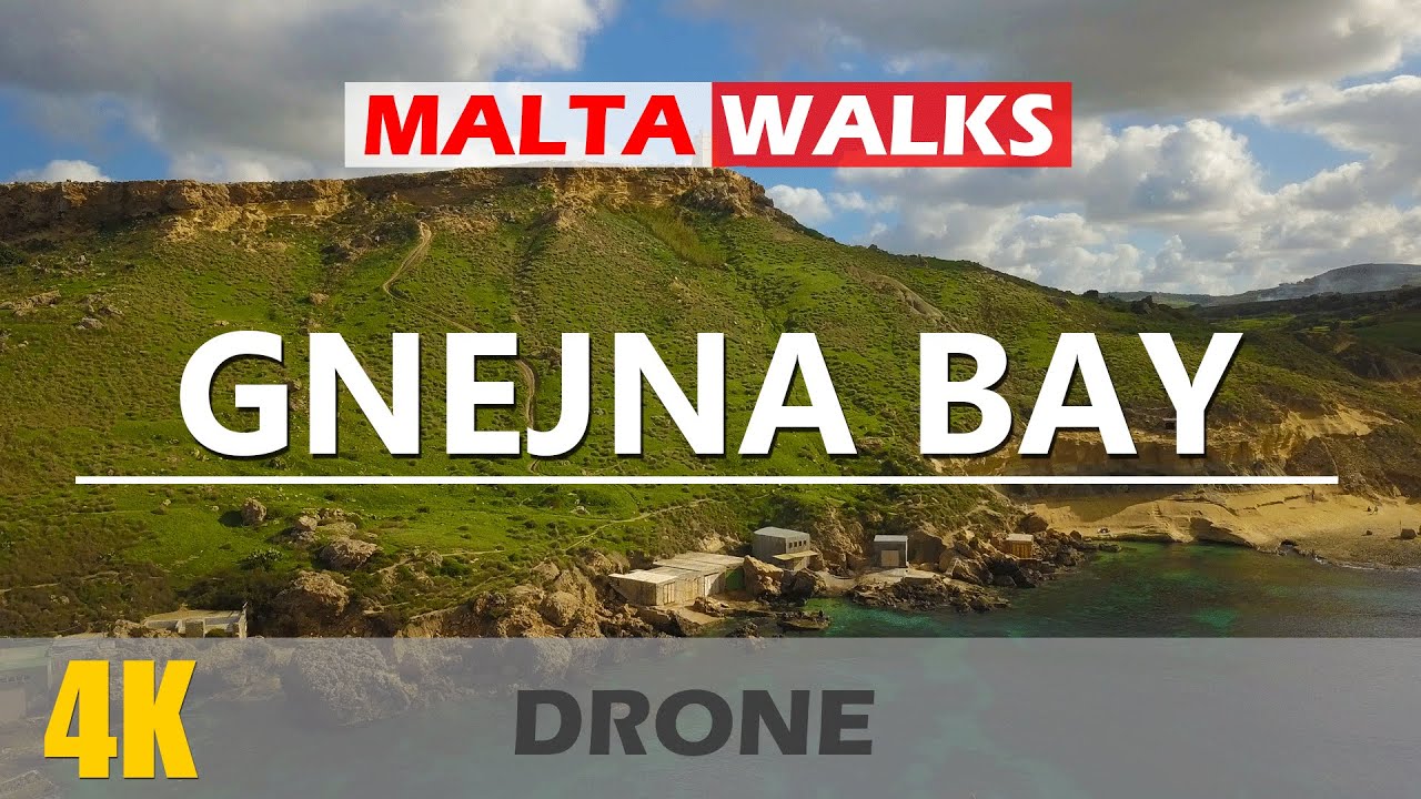 [4K Drone] - Gnejna Bay, Malta