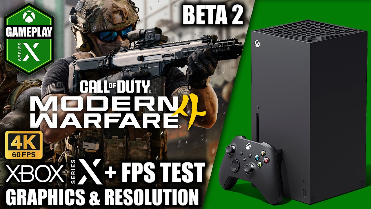Call of Duty Modern Warfare 4: Beta 2 - Xbox Series X Gameplay + FPS Test