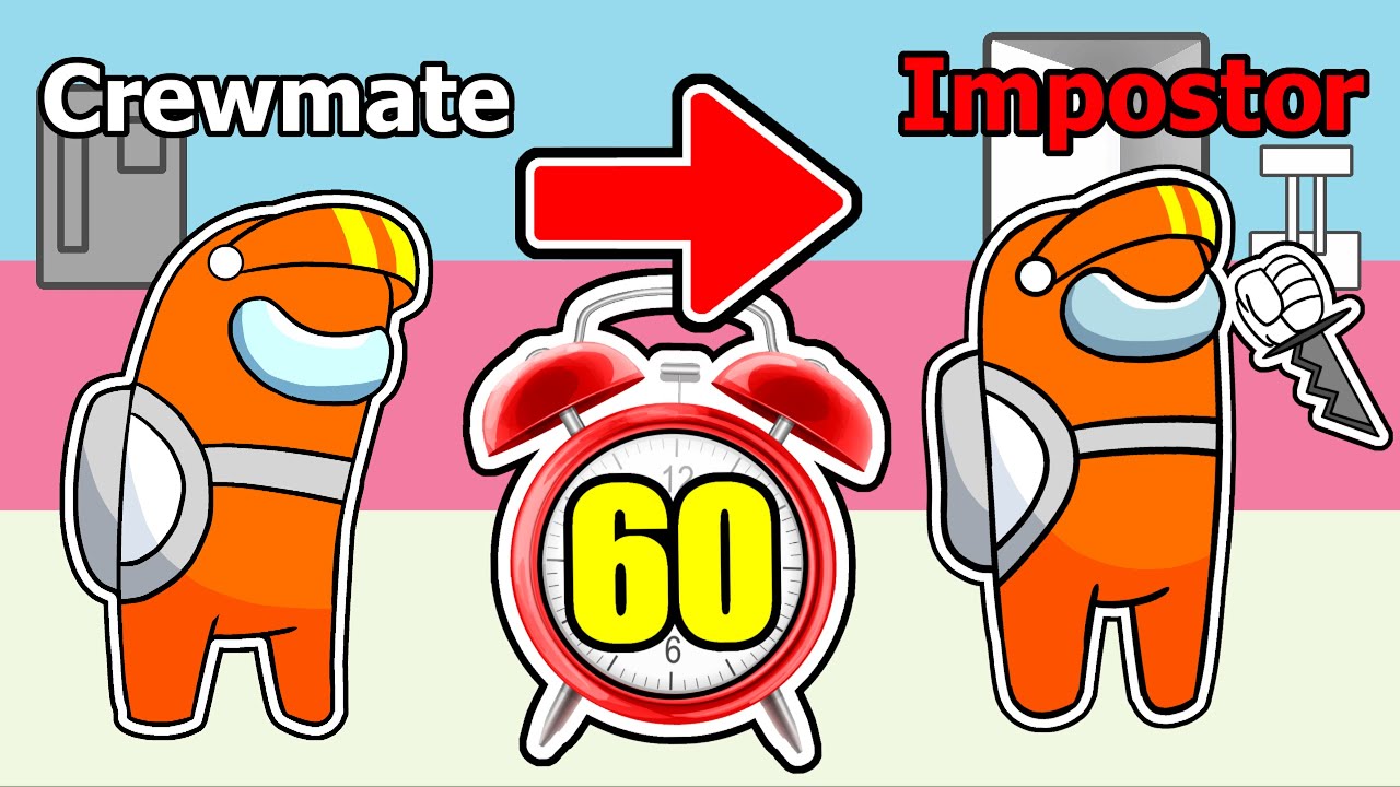 among us but the impostor SWITCHES EVERY 60 SECONDS