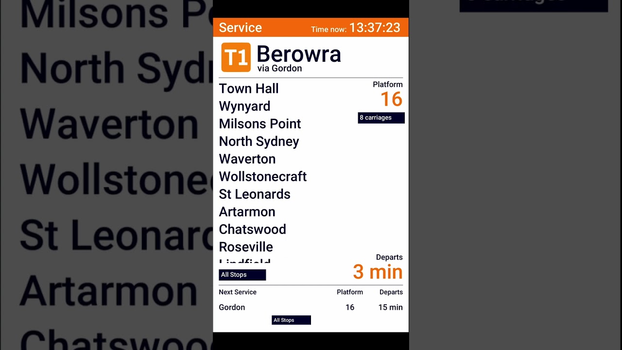 Sydney Trains DVA: Central #1