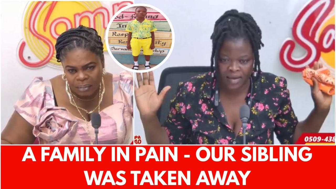 A FAMILY IN PAIN - OUR SIBLING WAS TAKEN AWAY