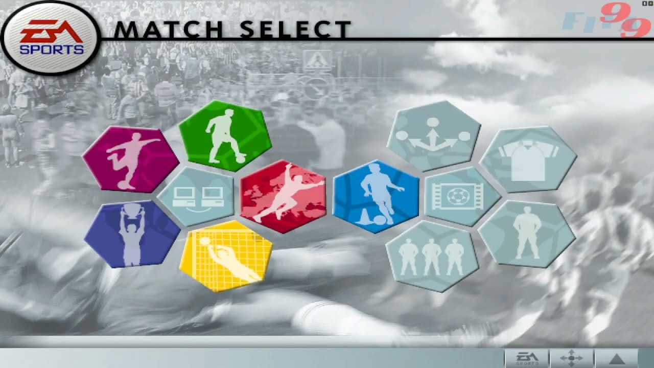 FIFA 99 Vs. FIFA 2000 (PC-4K) CPU Vs. CPU (Windows 10 3840/2160 Gameplay)