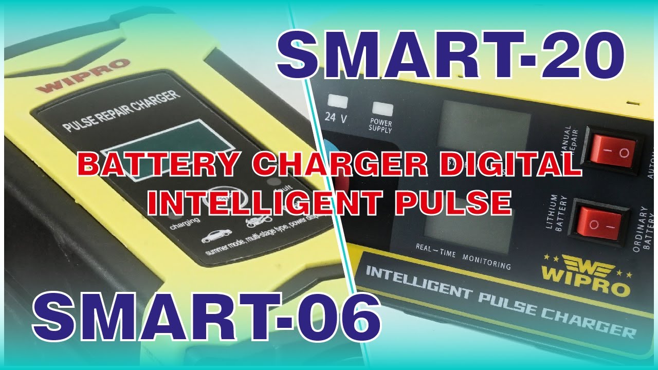 BATTERY CHARGER DIGITAL INTELLIGENT PULSE ( SMART-06 & SMART-20 ) | WIPRO