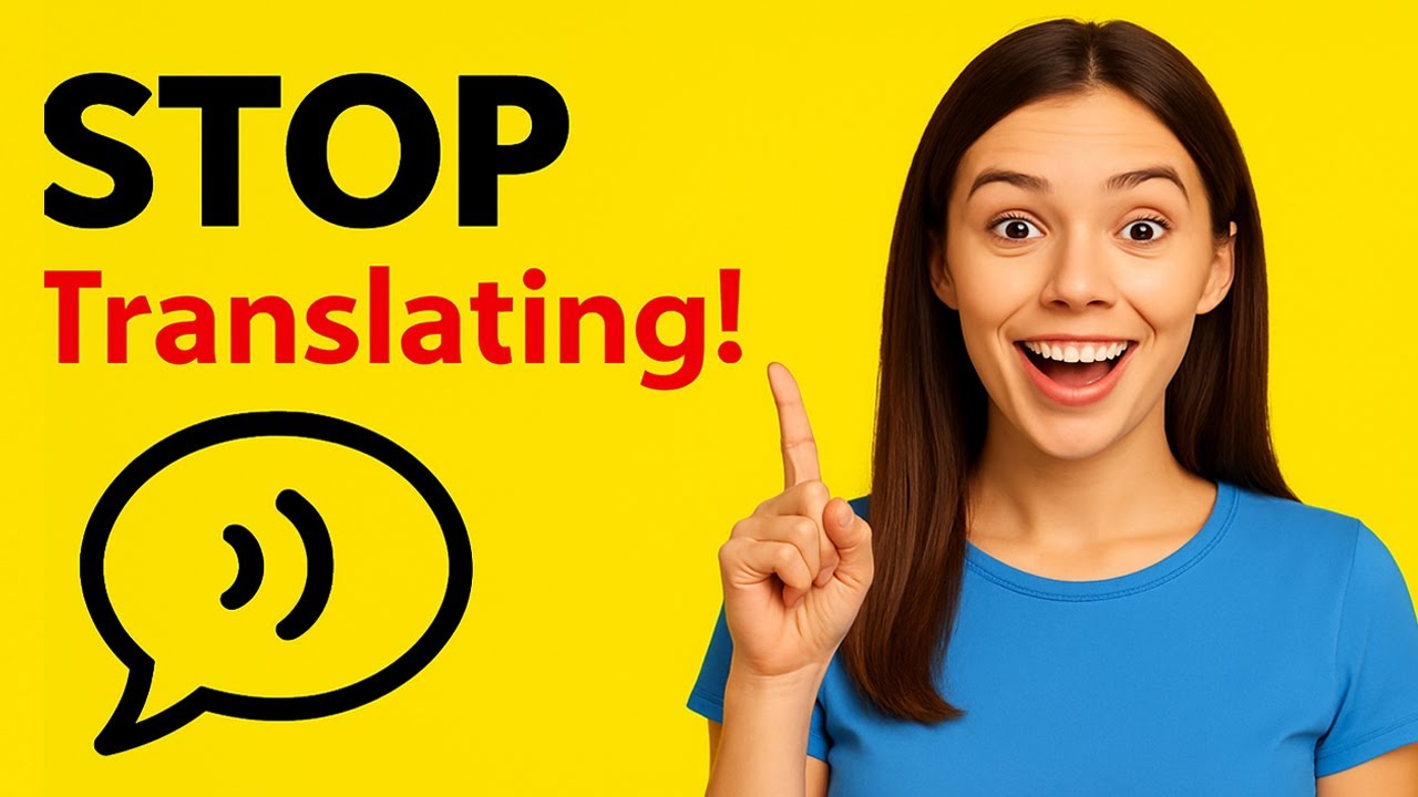 STOP Translating in Your Head — Shadow & Speak Fast!