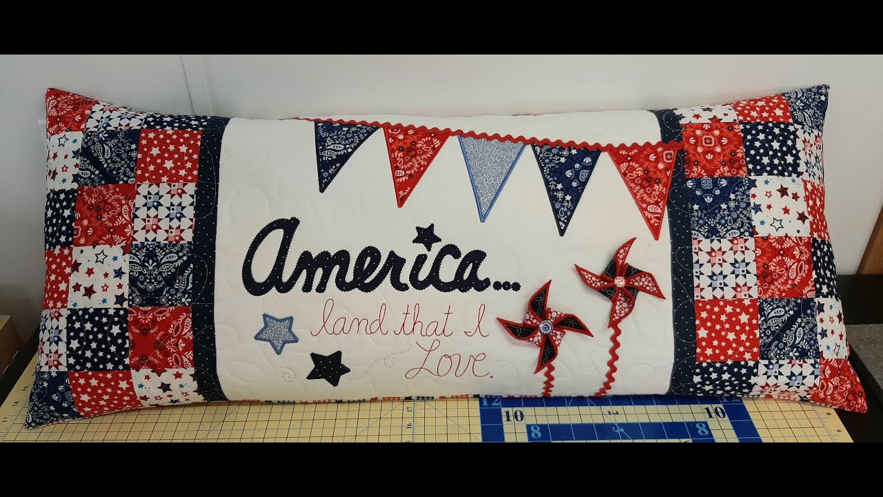 America, Land That I Love Part 4 Embellishments and Finishing June 27, 2021