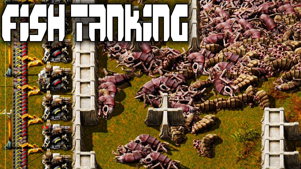 Fish Tanking with my Face | Factorio Death World Co-op with Blackshadow