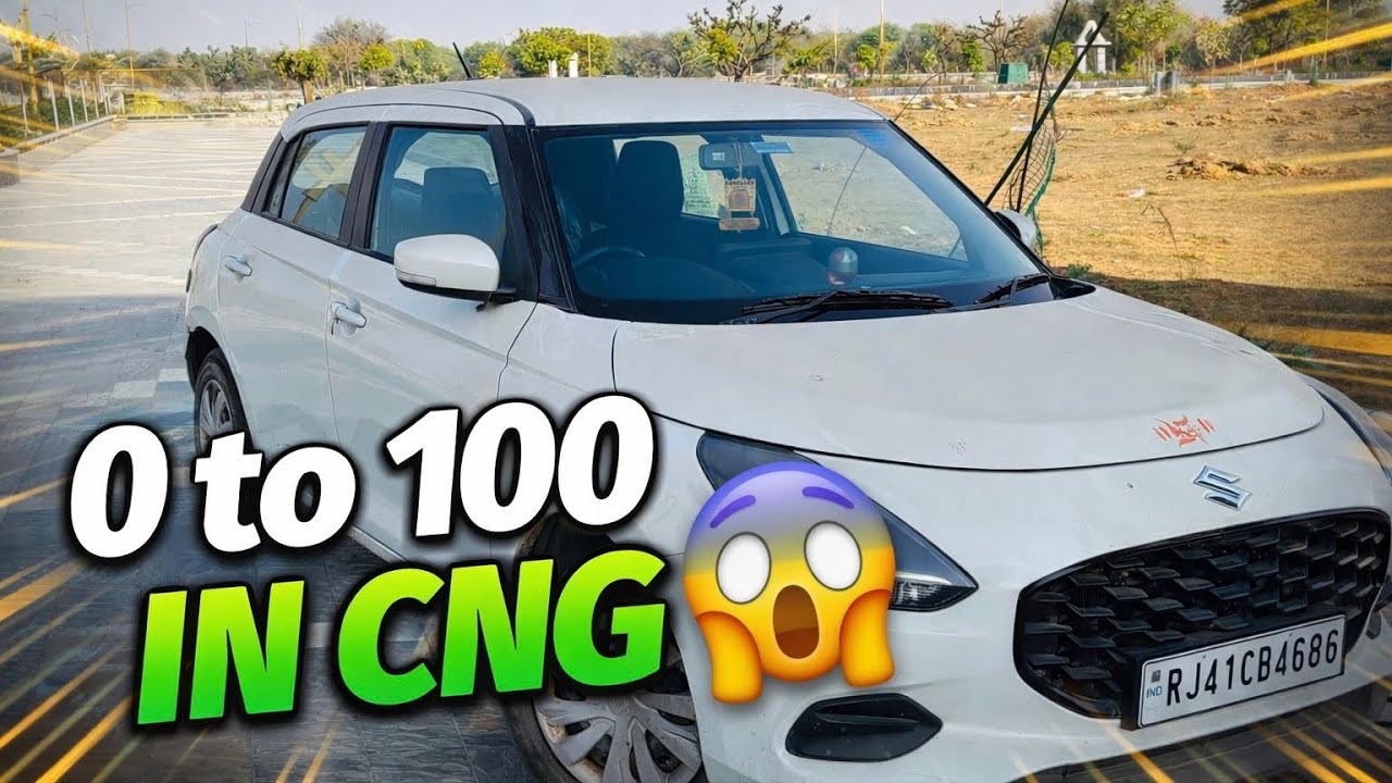 0 to 100 Test in CNG😱 !! CNG में कितनी भागती है 🤔