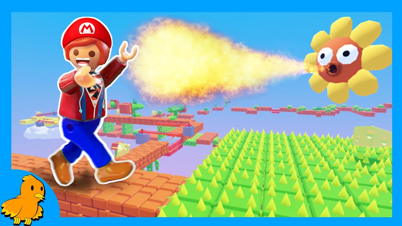 Julian muss aus Mario Welt entkommen | Roblox Obby | Playmobil Familie Vogel