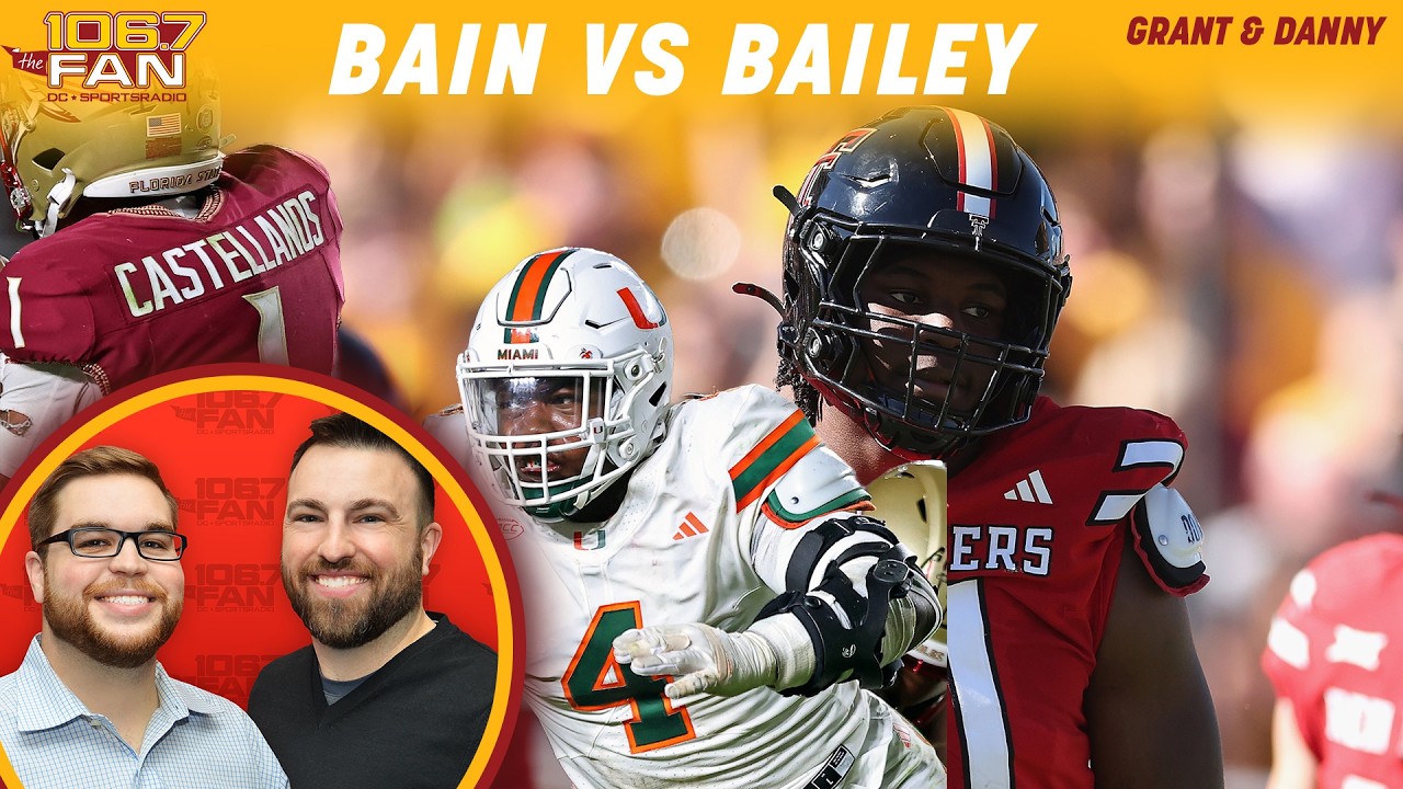 Rueben Bain vs David Bailey: Who Makes The MOST Sense For The Commanders? | Grant & Danny