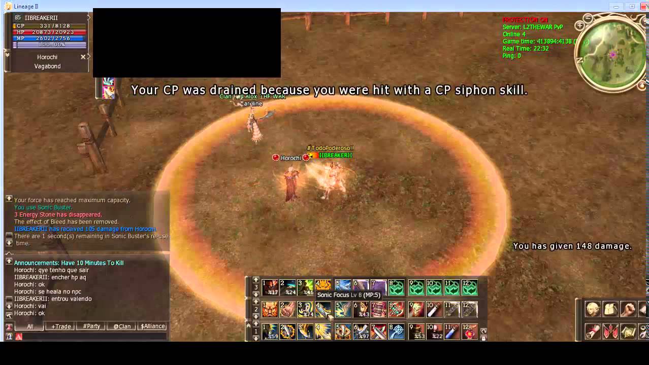 Breaker vs Horochi L2THEWAR ( L2TW Freya PvP Server )
