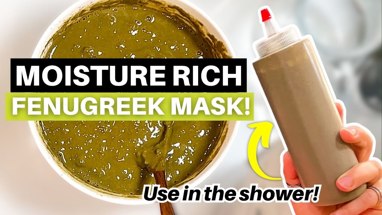 10 Minute Fenugreek In-Shower Recipe -  Moisture Rich and Cleansing