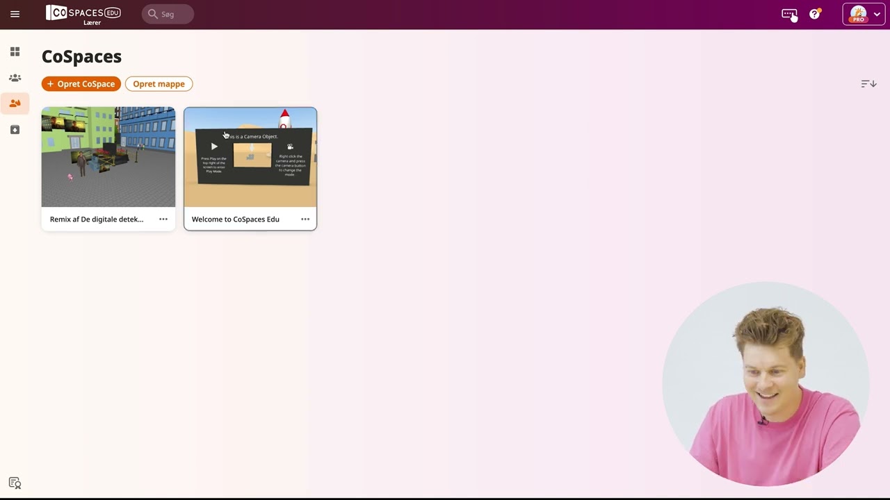 Cospaces Introduktion til De digitale detektiver