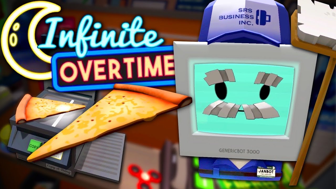 BROKEN PHOTOCOPIER MAKES FLOATING PIZZA - Job Simulator VR (Infinite Overtime) #11