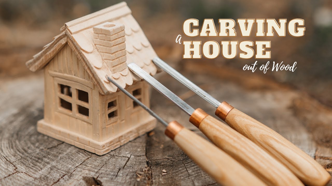 Wood Carved House - Full Tutorial