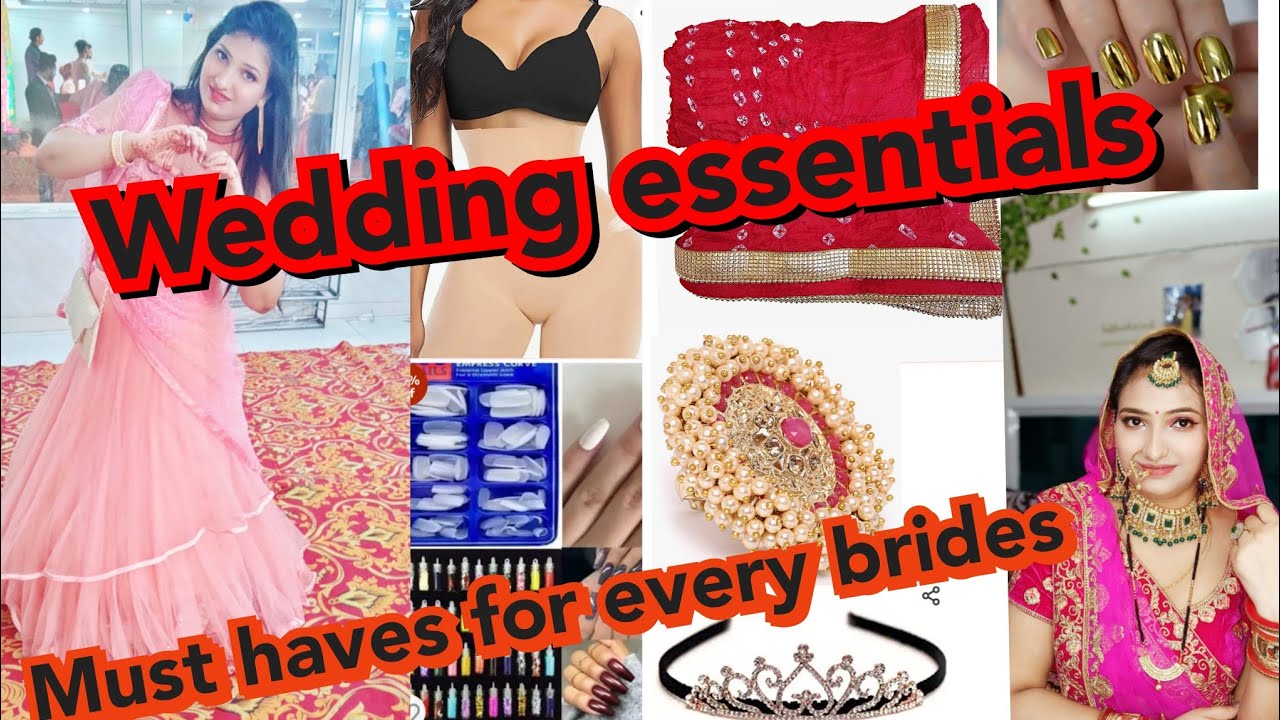 every bridal must haves |must haves for every bride|wedding essentials for every girl#blushingbeauty