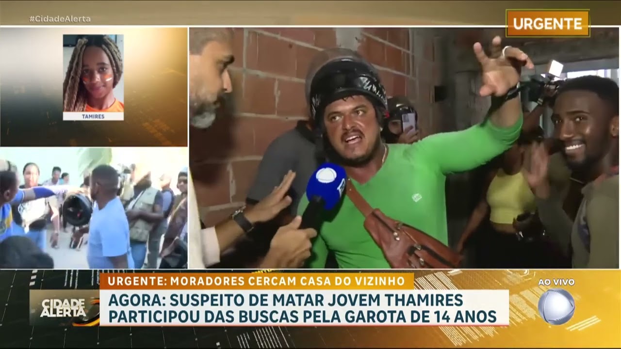 Caso Tamires: Corpo de jovem de 14 anos é localizado e população revolta ao descobriem o suspeito