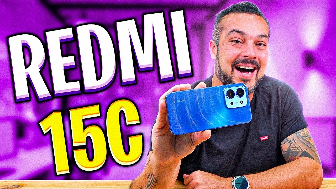 MAIS UM BASICÃO DA XIAOMI PRA BATER NOS GALAXY´S! REDMI 15C!