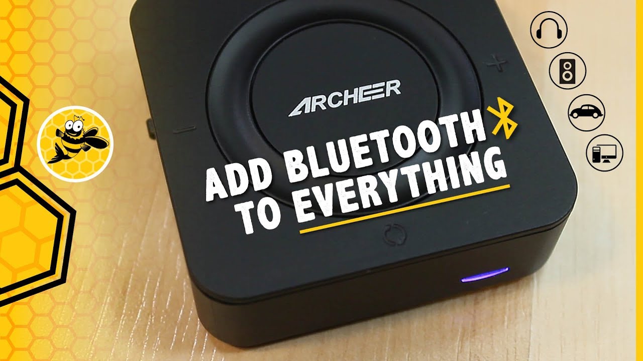 Add Bluetooth to Everything: Archeer Bluetooth Transmitter Receiver BT-07