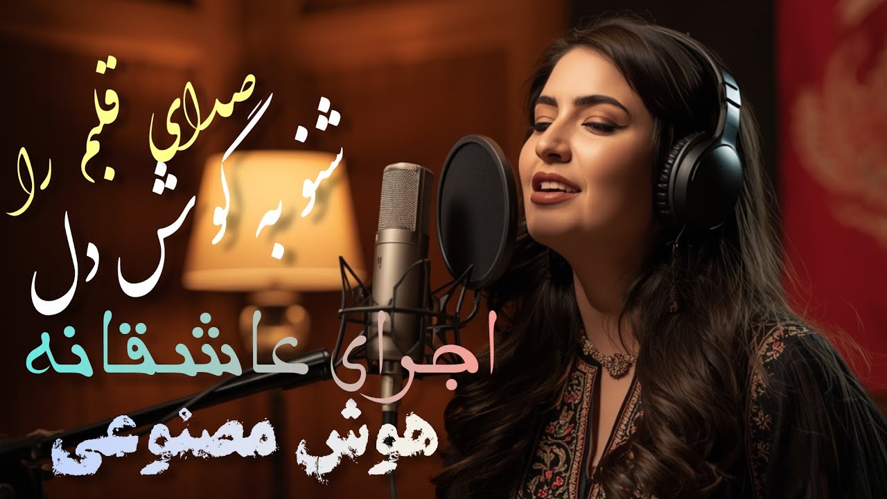 صدای قلبم را، شنو به گوش دل، که بی تو میگویم خدا خدا امشب. ساخته شده هوش مصنوعی 