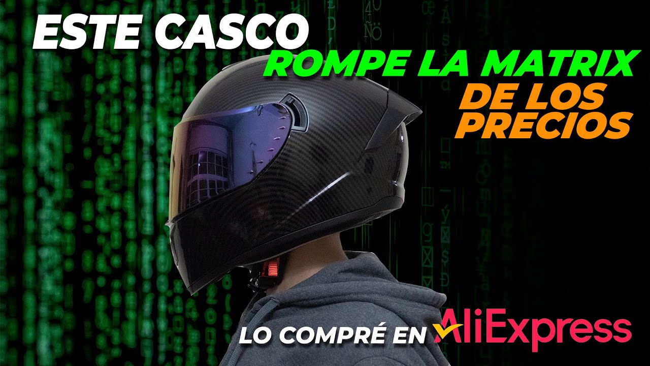 El Casco de moto LVS de $40 USD que ROMPE la MATRIX ($800MXN) de #aliexpress  #aliexpresshaul