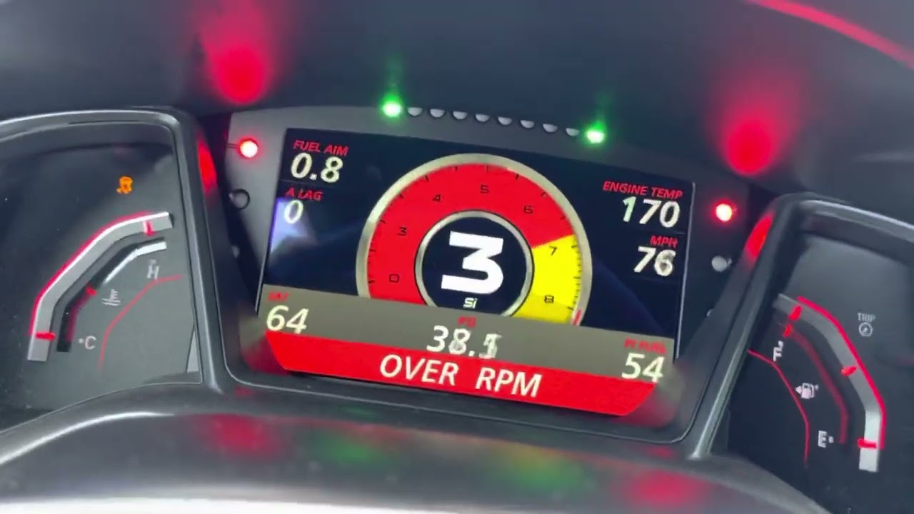 10th gen civic si big turbo pull 1-4