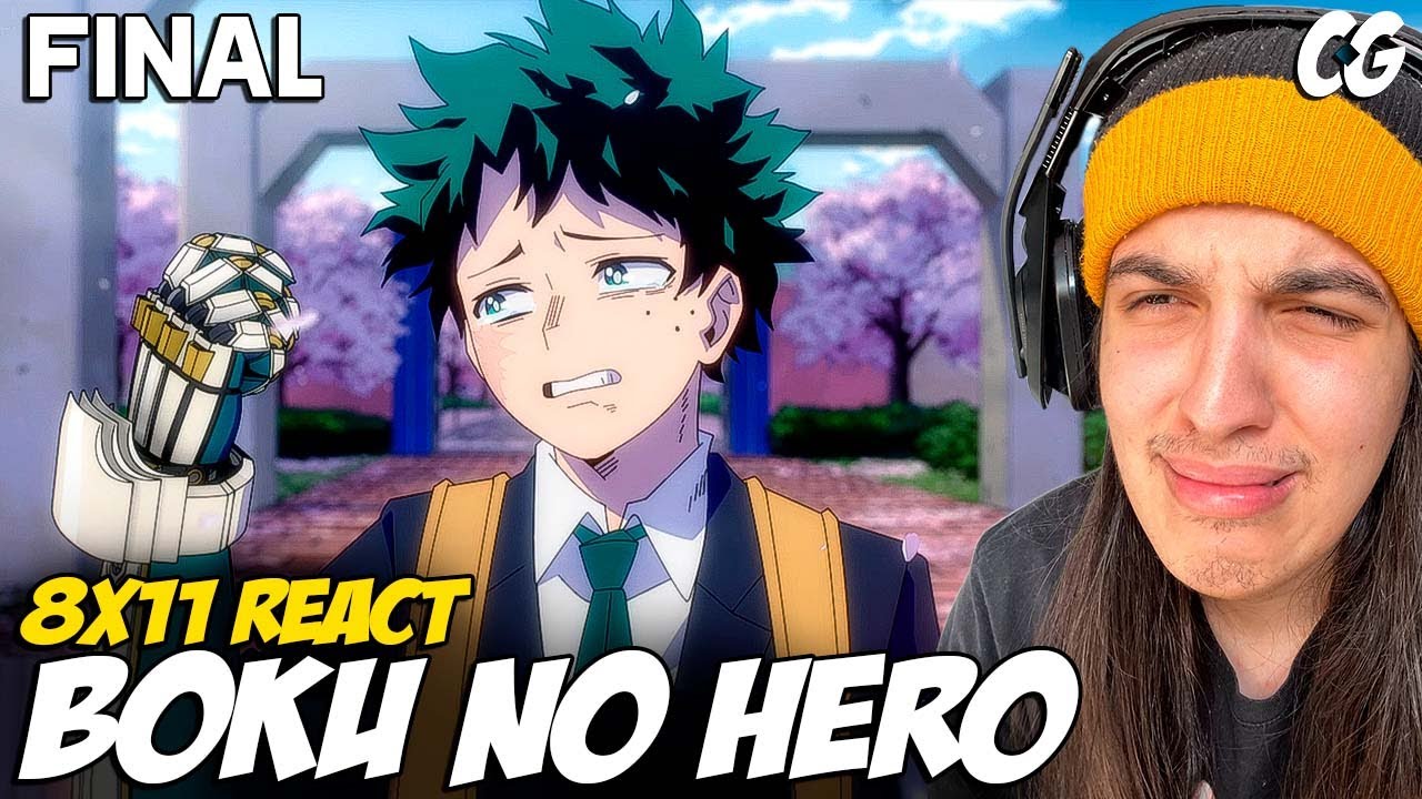 MUDARAM O FIM? Reagindo ao FINAL de BOKU NO HERO!! - React Boku No Hero EP 11 Temp Final