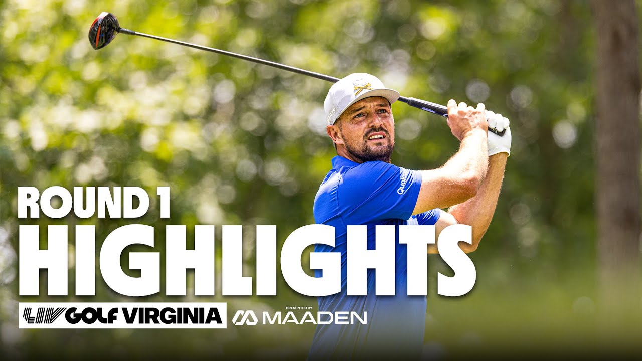 Bryson DeChambeau fires up the crowd at RTJ: FULL HIGHLIGHTS: ROUND 1 | LIV GOLF VIRGINIA