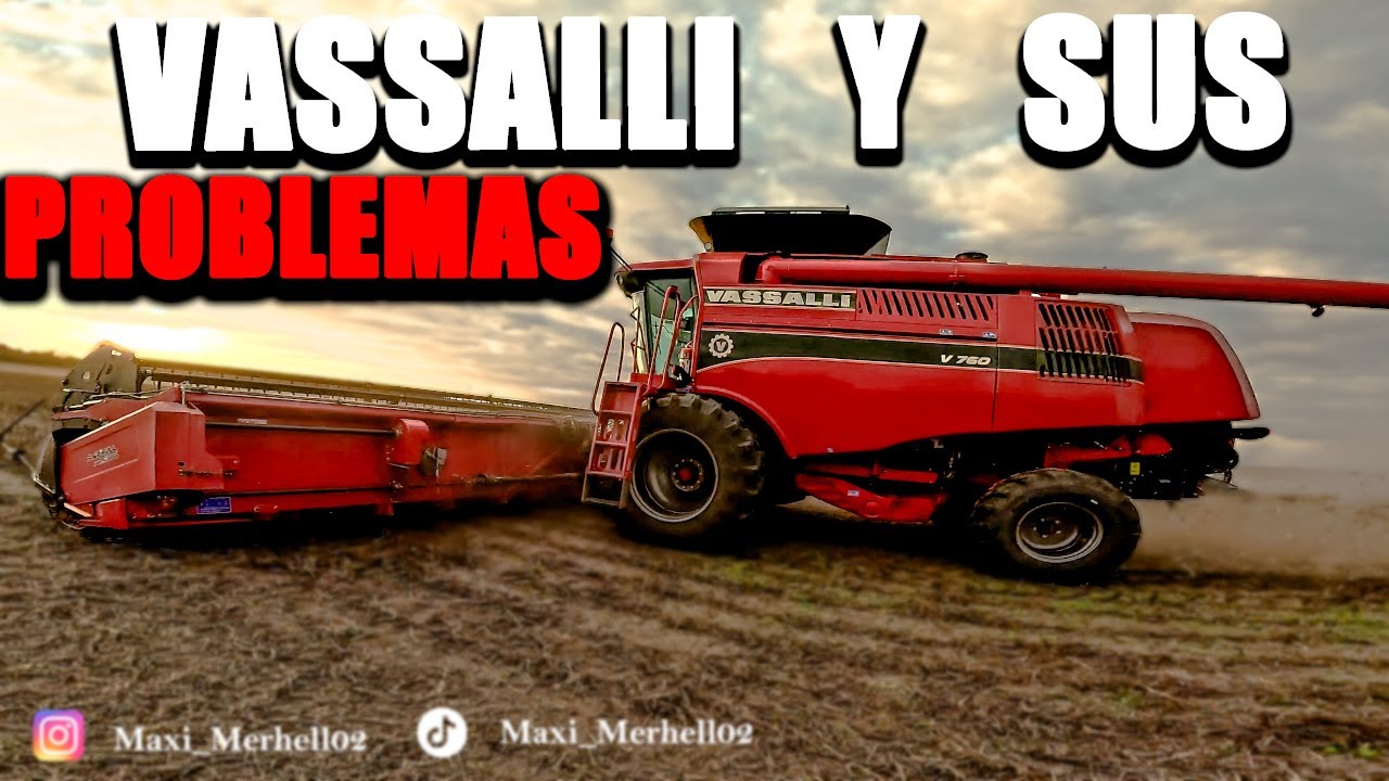 ROMPEMOS EJE del sin fin de la TOLVA|ENREDADERAS| Vassalli v760| PUMA 230| DRON| Maxi_Merhell