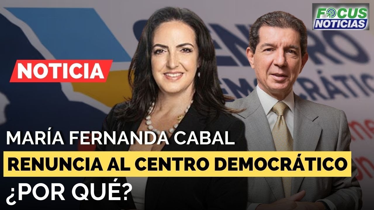 EN VIVO. MARÍA FERNANDA CABAL Renuncia al CENTRO DEMOCRÁTICO ¿Por qué? Vea las RAZONES #FocusNotici