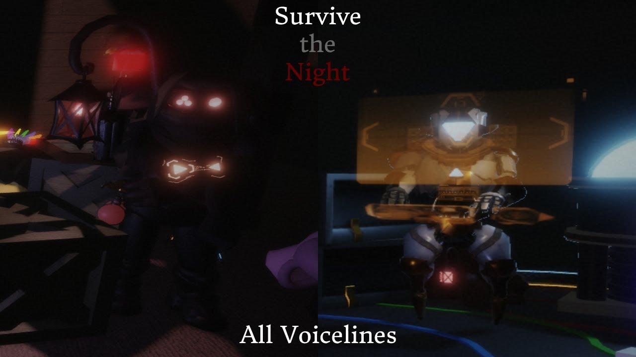Roblox - Survive the Night (All Murch and A.I.L.A. Voicelines)
