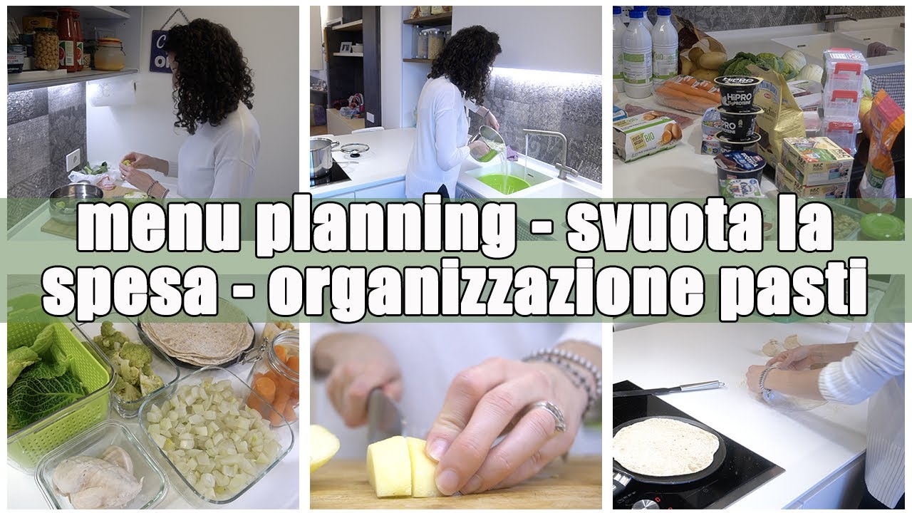 MENU PLANNING, SVUOTA LA SPESA, ORGANIZZAZIONE PASTI | Giuly T