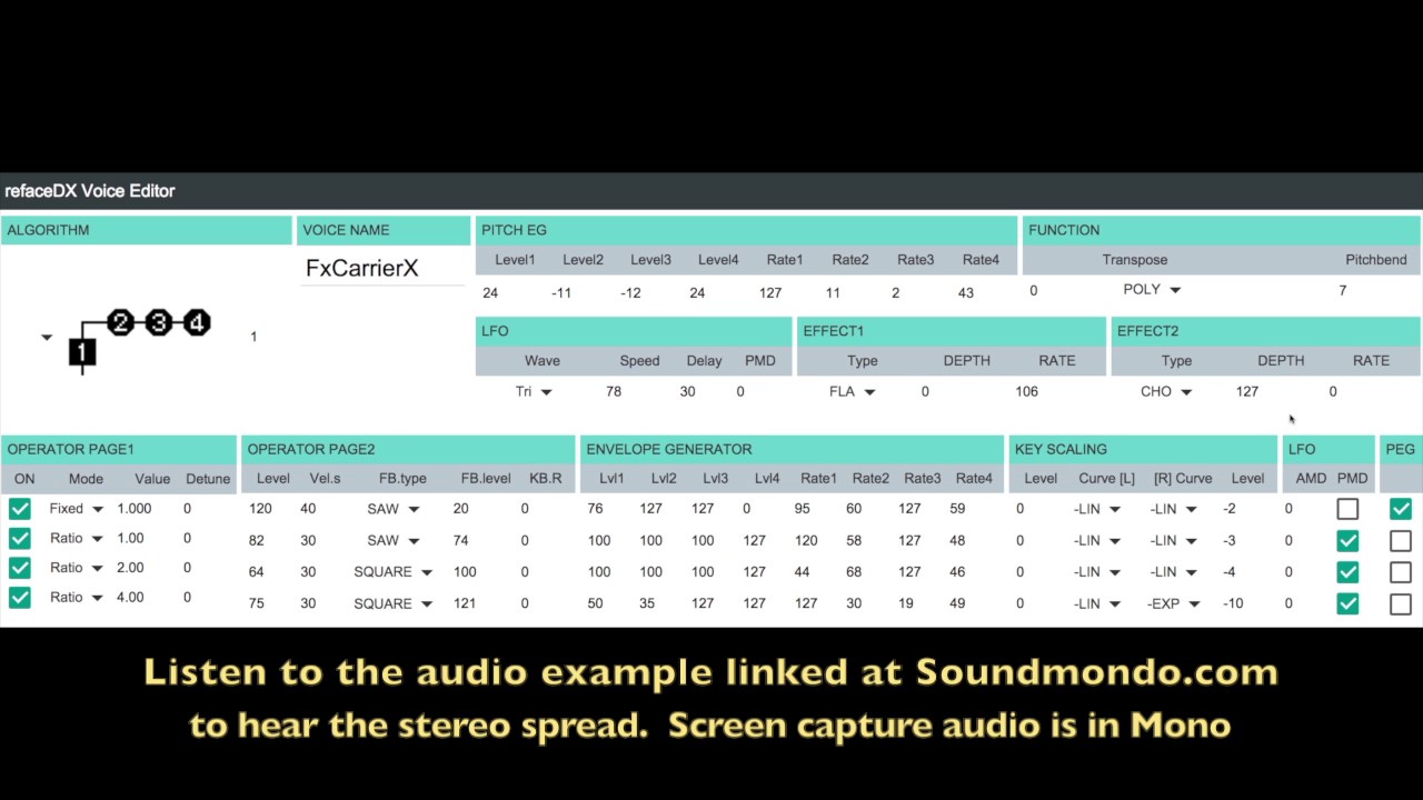 Fixed Carrier Example