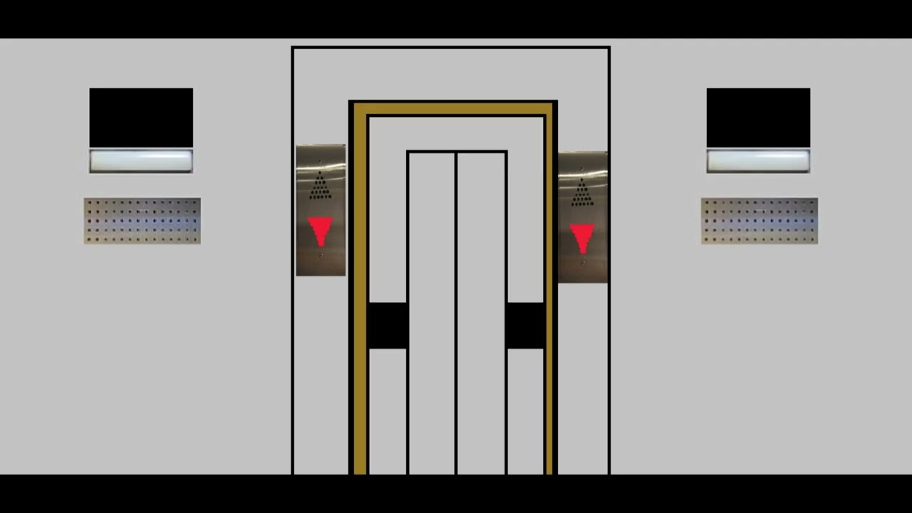 Animated: “𝕄𝔸𝔻ernized” OTIS Traction Elevators, 3380 Surtappield Ave E, Toronto (North York), ON