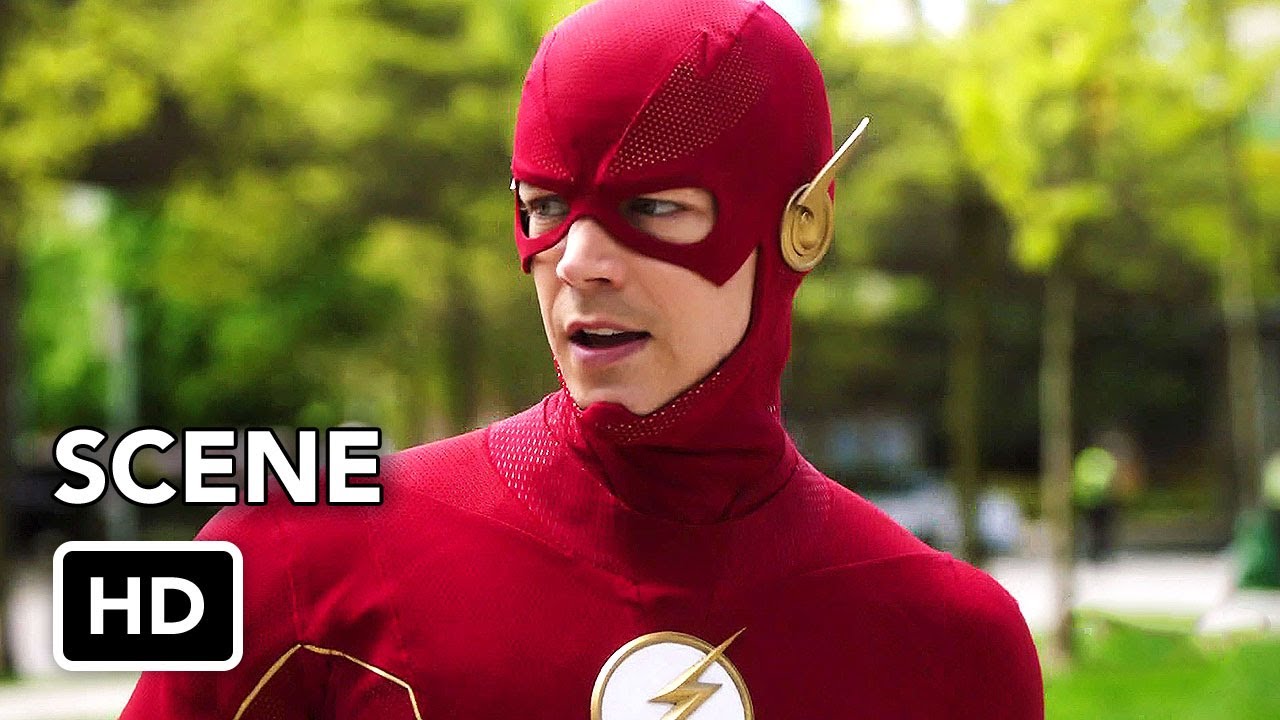 The Flash 7x17 "Nora, Bart, and Barry vs. Godspeed Clones" Scene (HD)