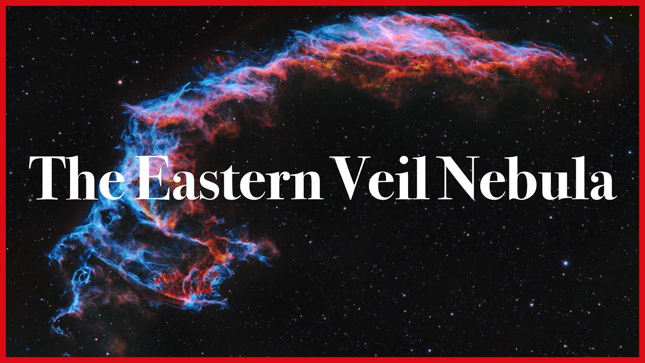 The Eastern Veil Nebula shot from a Bortle 2 location near the Arctic Circle
