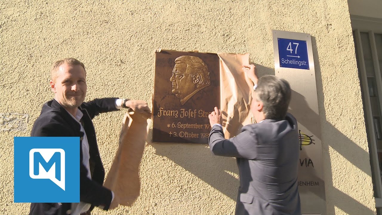 Afd legt Hand an: Gedenkplakette für Franz Josef Strauß