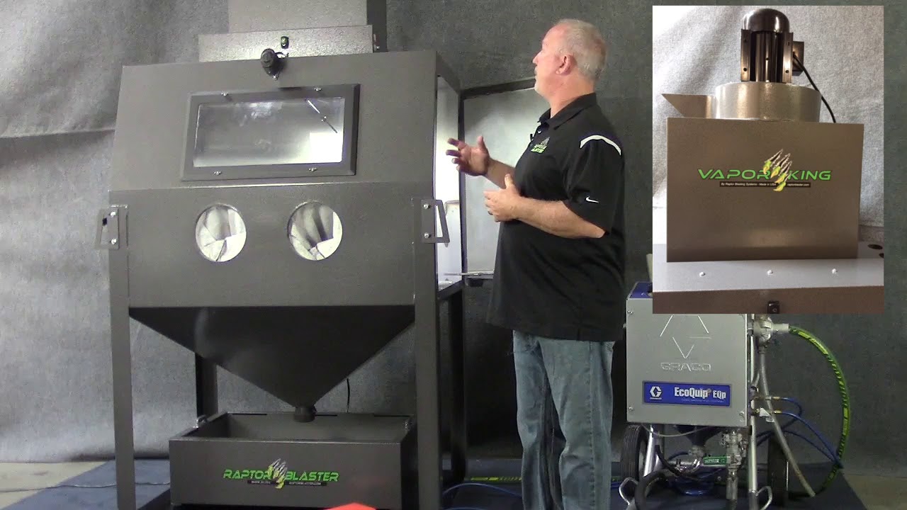 Vapor King Direct Pressure Wet Blast Cabinet