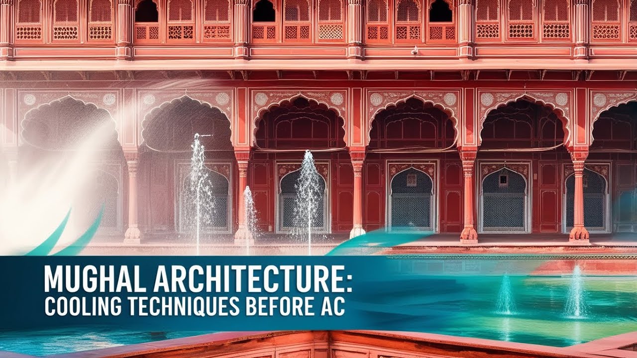 Ancient Cooling Techniques: How Mughal Palaces Beat the Heat! #mughal #architecture #history