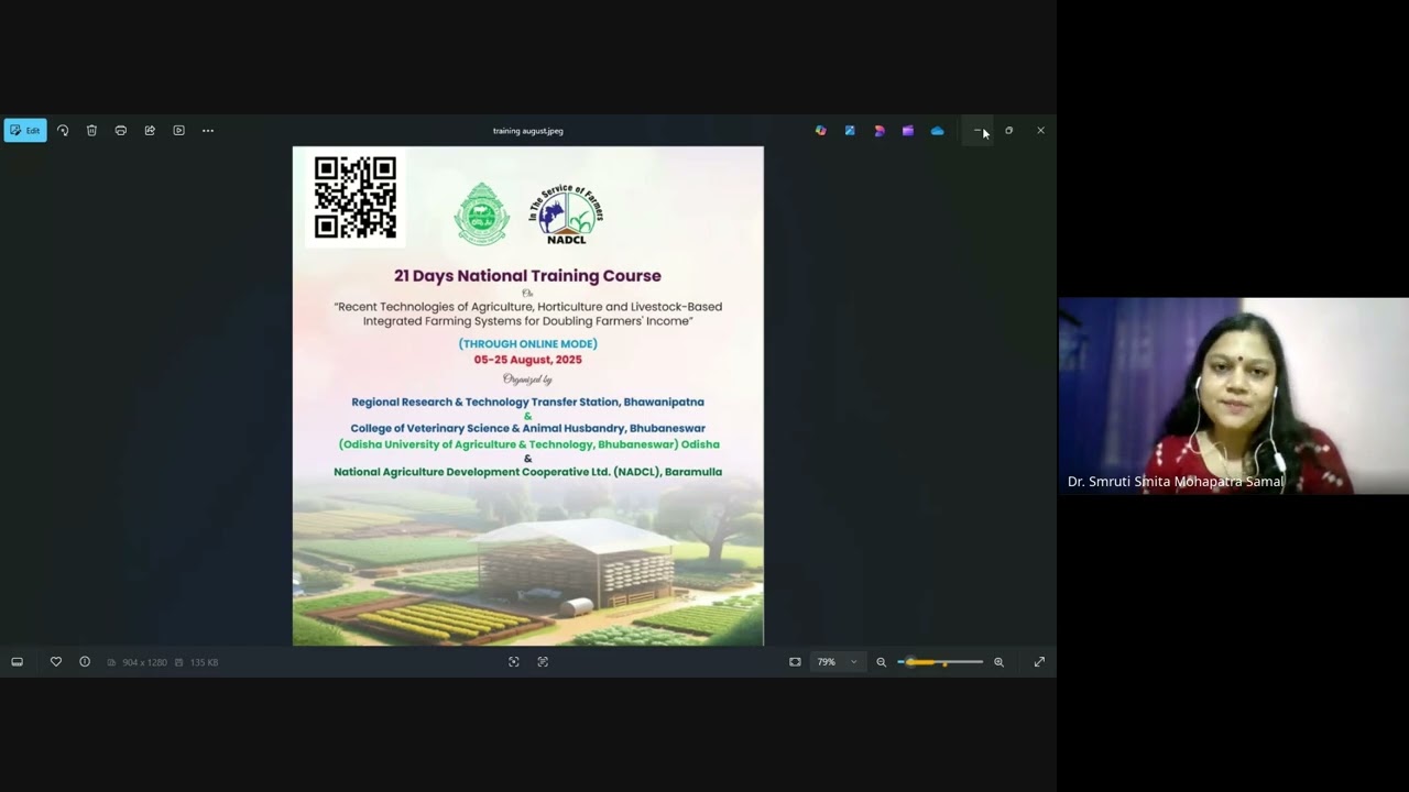 INAUGURAL SESSION “Recent Technologies of Agriculture, Horticulture and Livestock Based Integrated