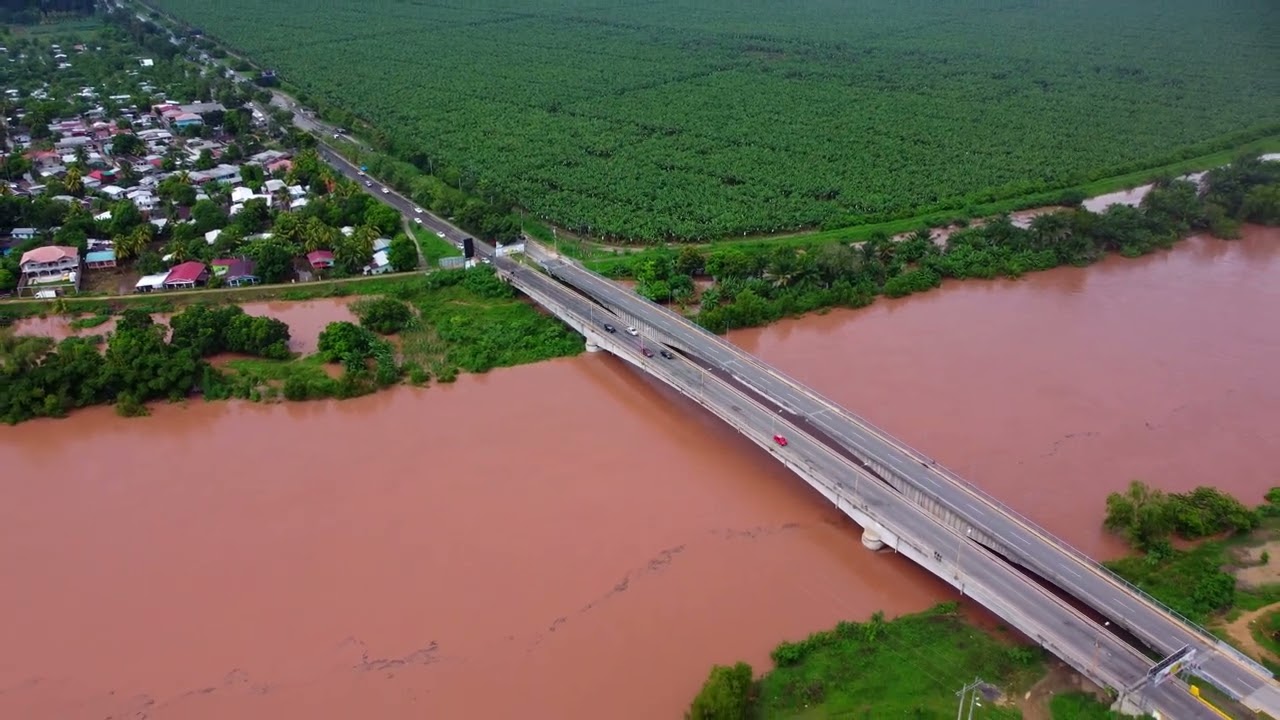 Así está el RÍO ULÚA en EL PROGRESO, YORO Honduras