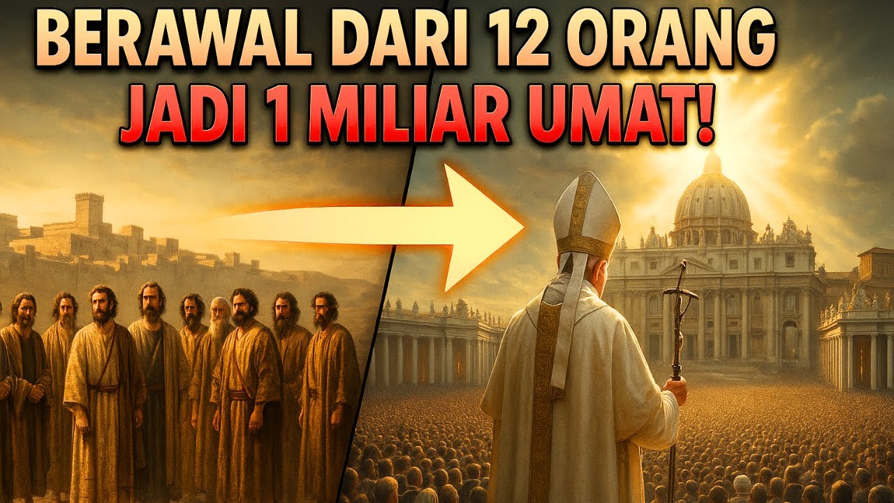 2000 TAHUN GEREJA KATOLIK: Dari Salib, Perpecahan, Skandal Sampai Akhir Zaman! SEJARAH LENGKAP‼️