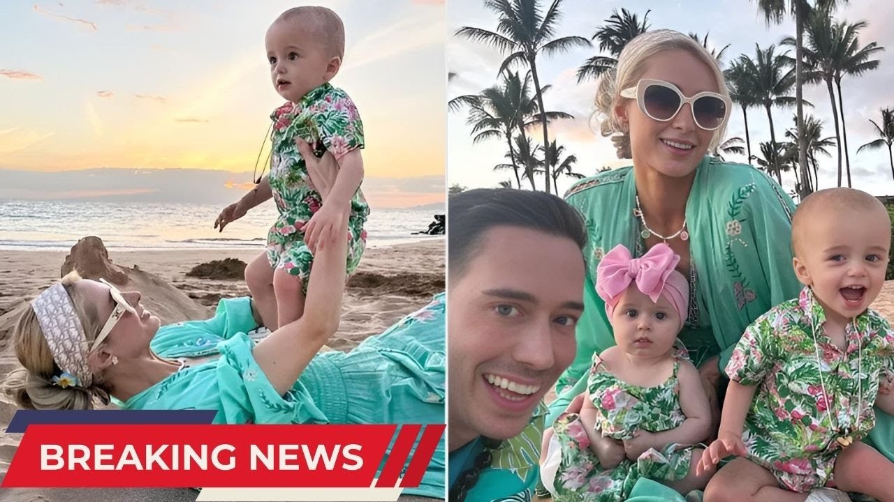 Paris Hilton Shares Adorable Vacation Photos of Kids, Phoenix and London