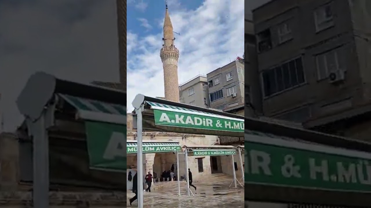 yüksek perdede..muhteşem bir hicaz ezan.. Nedim özaltay..ş.urfa Birecik ulu camii.. merkezi sistem.