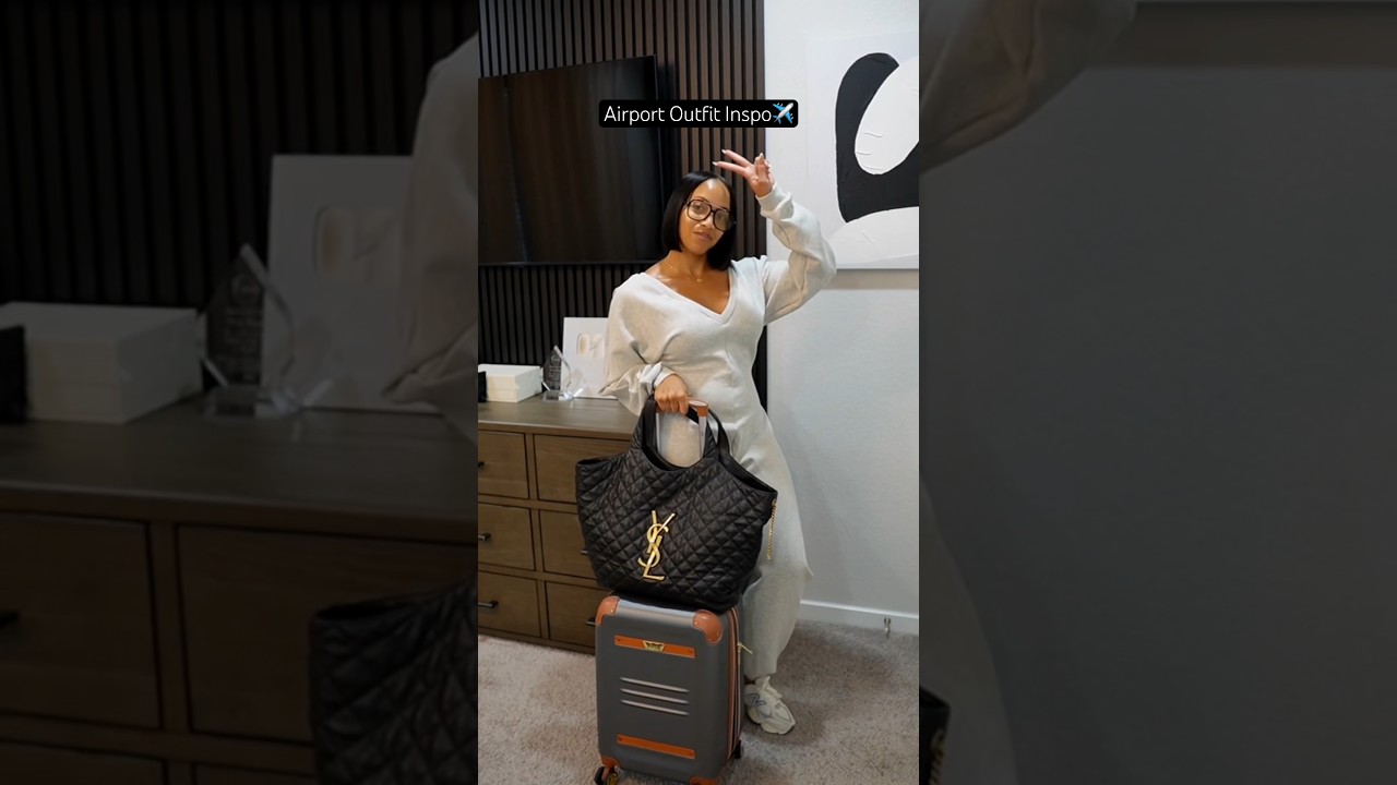 Airport Outfit ✈️ Travel Style Inspo #ElevatedCasual